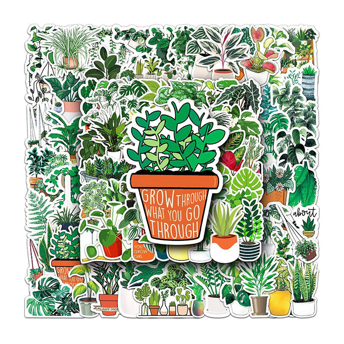 Plant Mom Aesthetic 50 pcs Sticker Pack