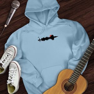 Beach Sound Waves Hoodie