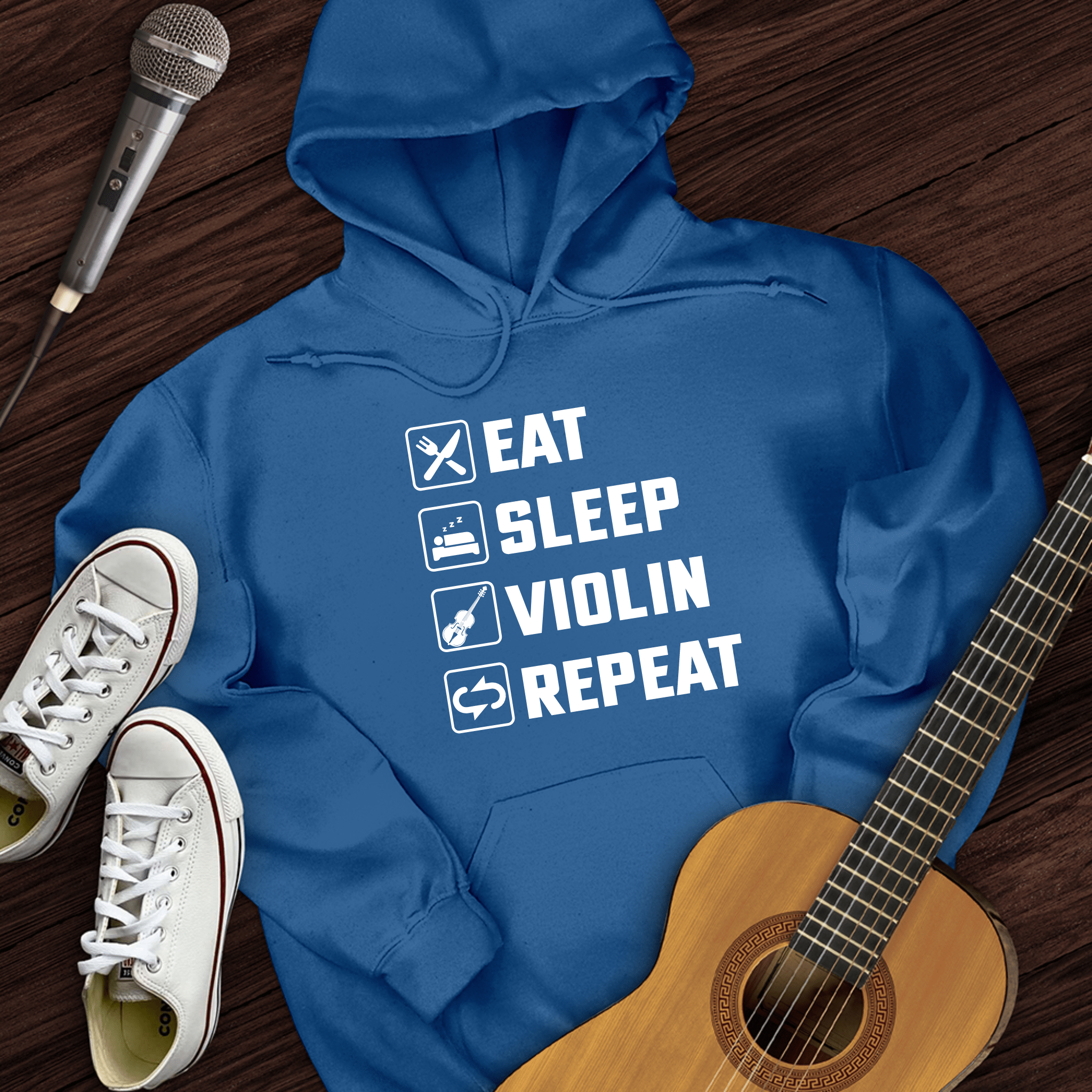 Eat, Sleep, Violin, Repeat Hoodie