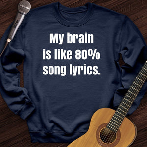 Brain of Lyrics Crewneck