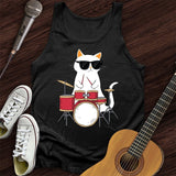 Drummer Cat Tank Top