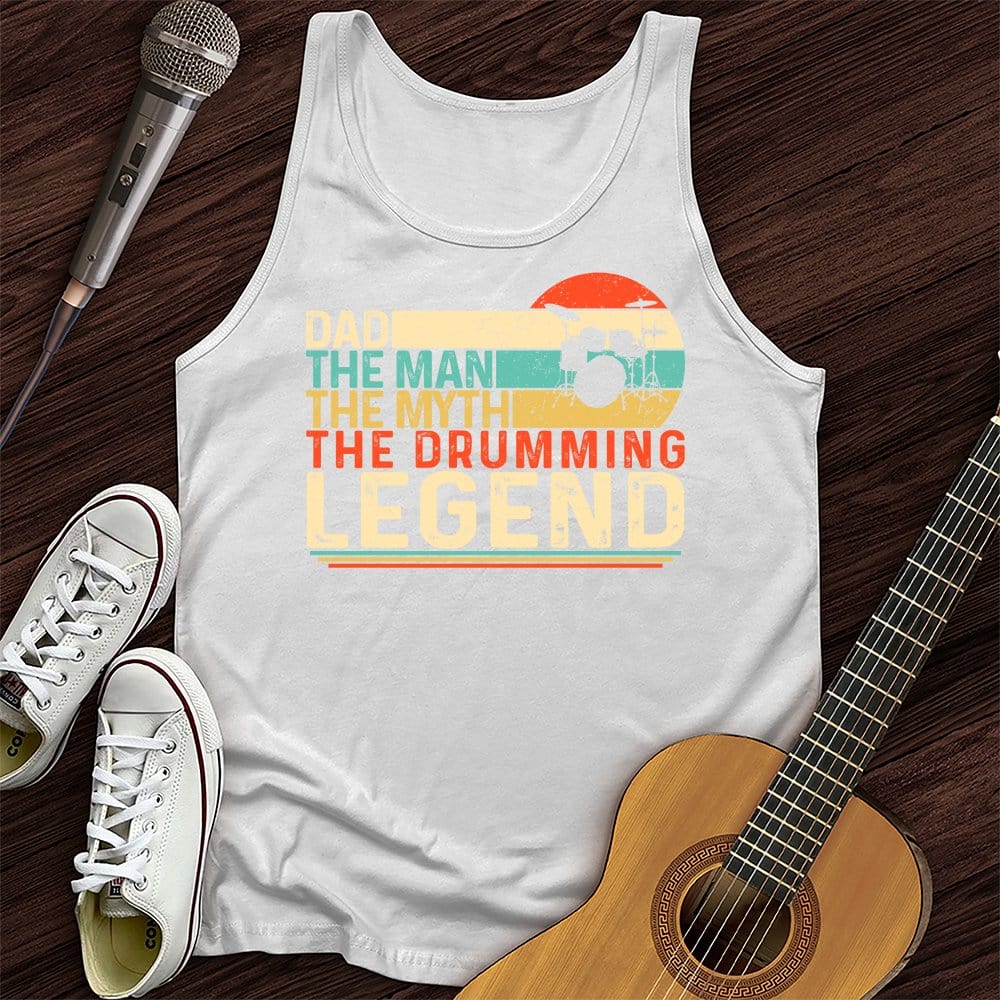 Drummer Legend Dad Tank Top