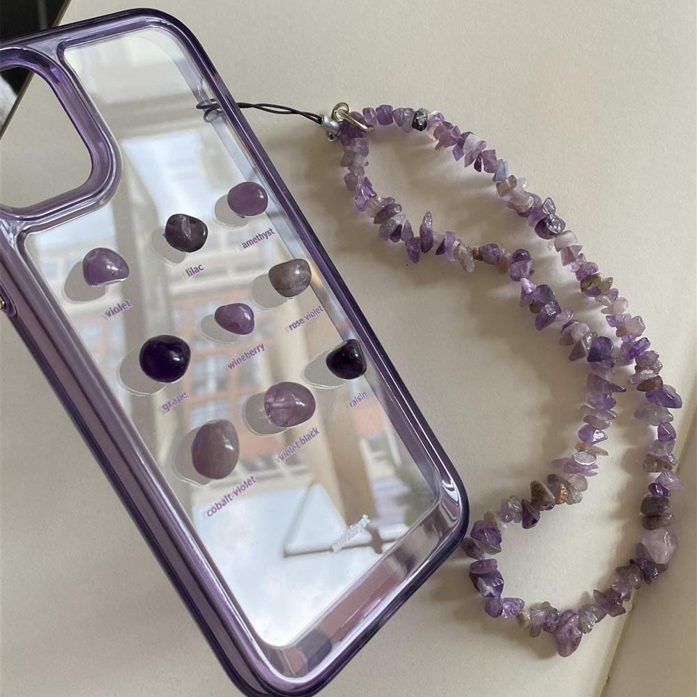 Purple Crystal Aesthetic iPhone Case