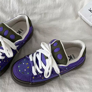 Purple Star Skater Sneakers