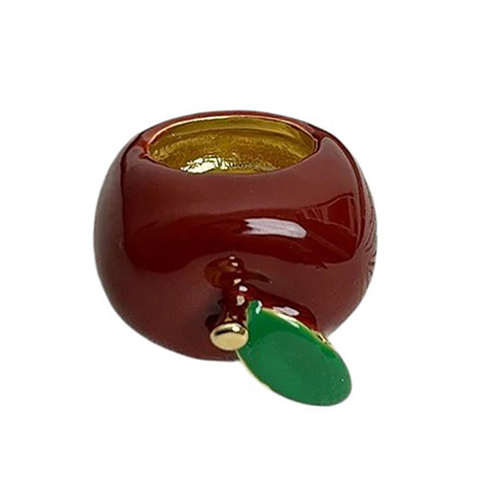 Red Apple Core Ring