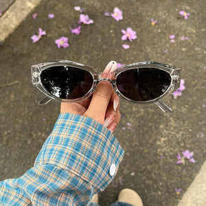 Dark Mirage Slim Cat Eye Sunglasses