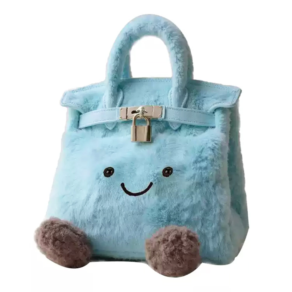 Smiling Face Plush Handbag