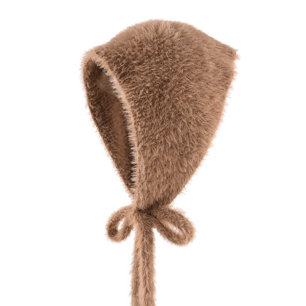 Soft Fuzzy Winter Bandana Hat