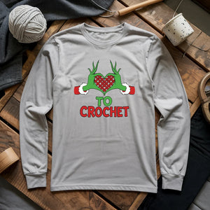 Yarnville Heart Long Sleeve T-shirt
