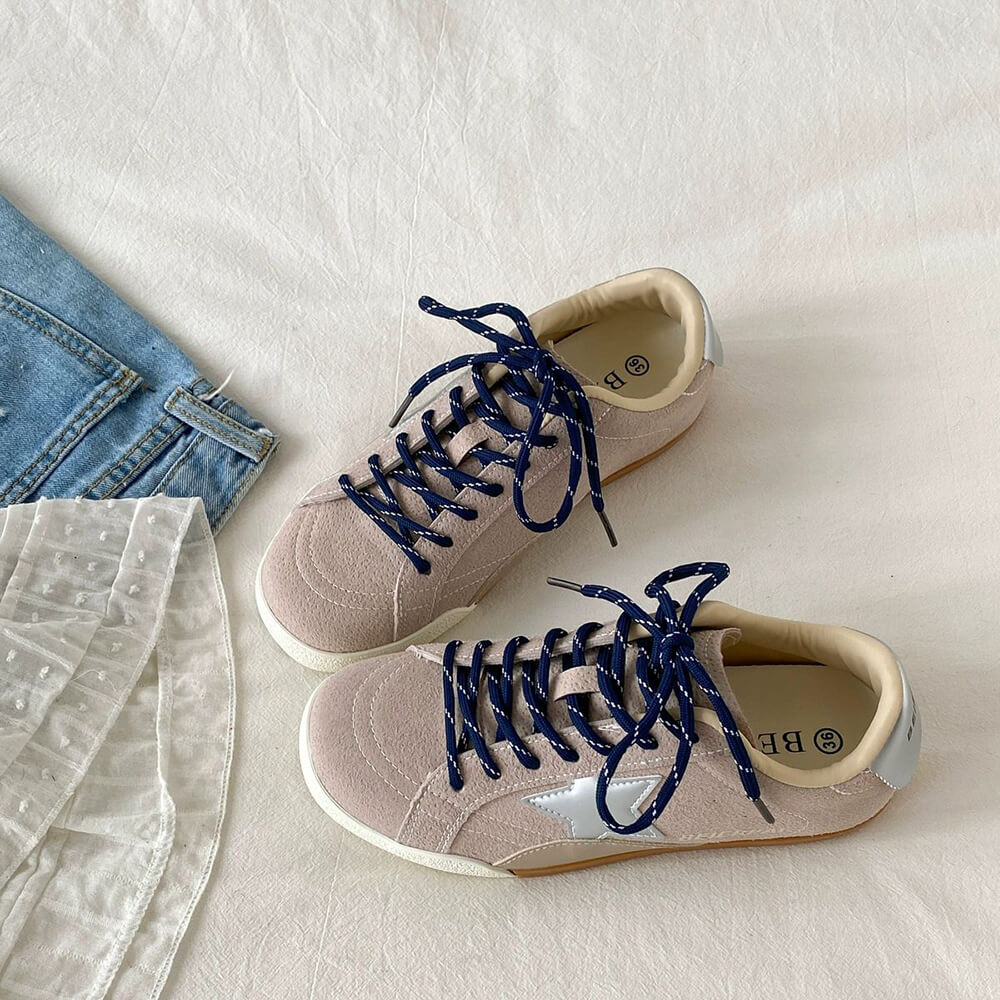 Star Patch Aesthetic Sneakers