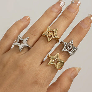Star Child Chunky Ring Set