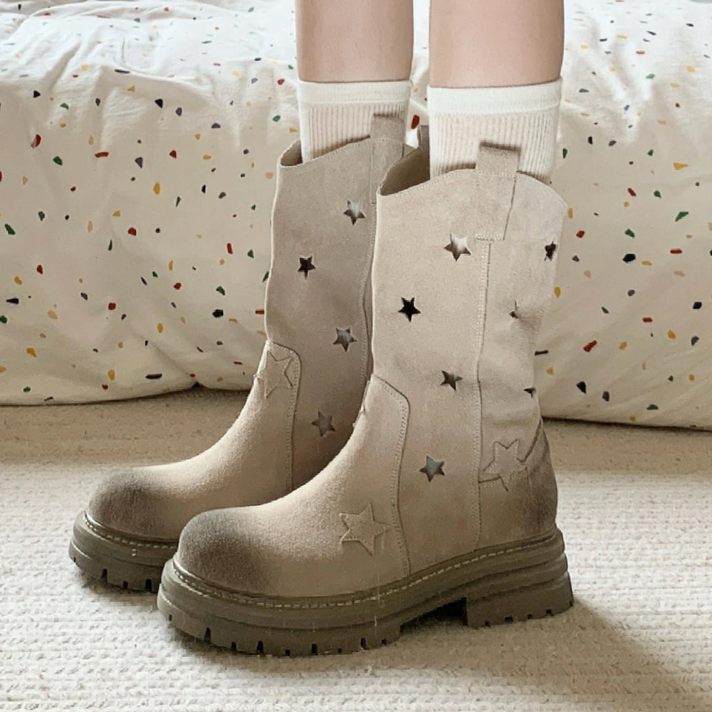 Star Cut-Out Boots