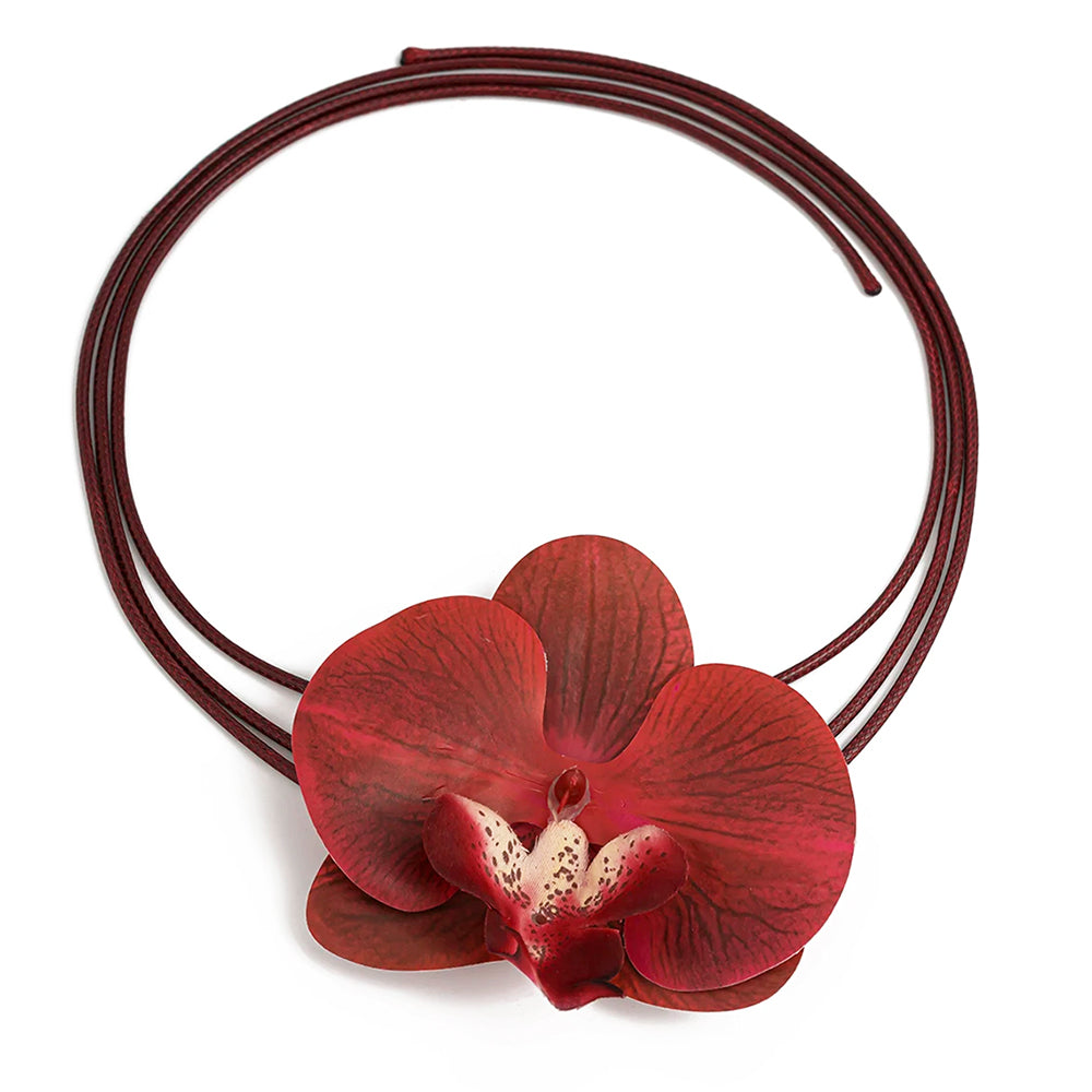 Tropical Orchid Choker