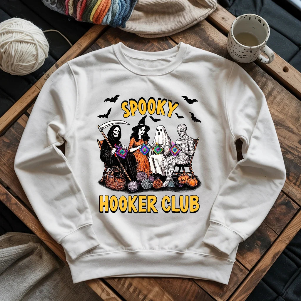 Spooky Crochet Club Sweatshirt