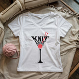 Knit Aholic Lady V-neck